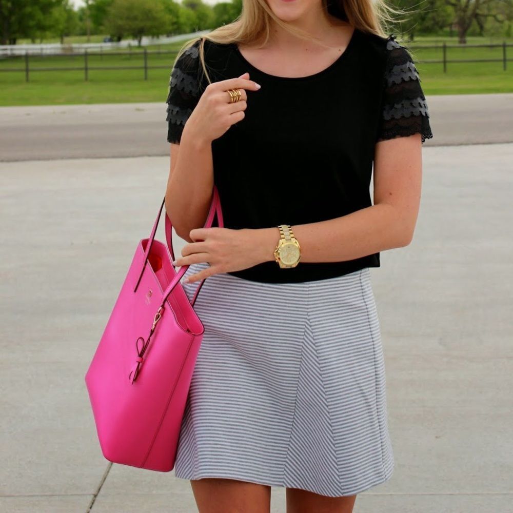 Michael Kors striped skirt